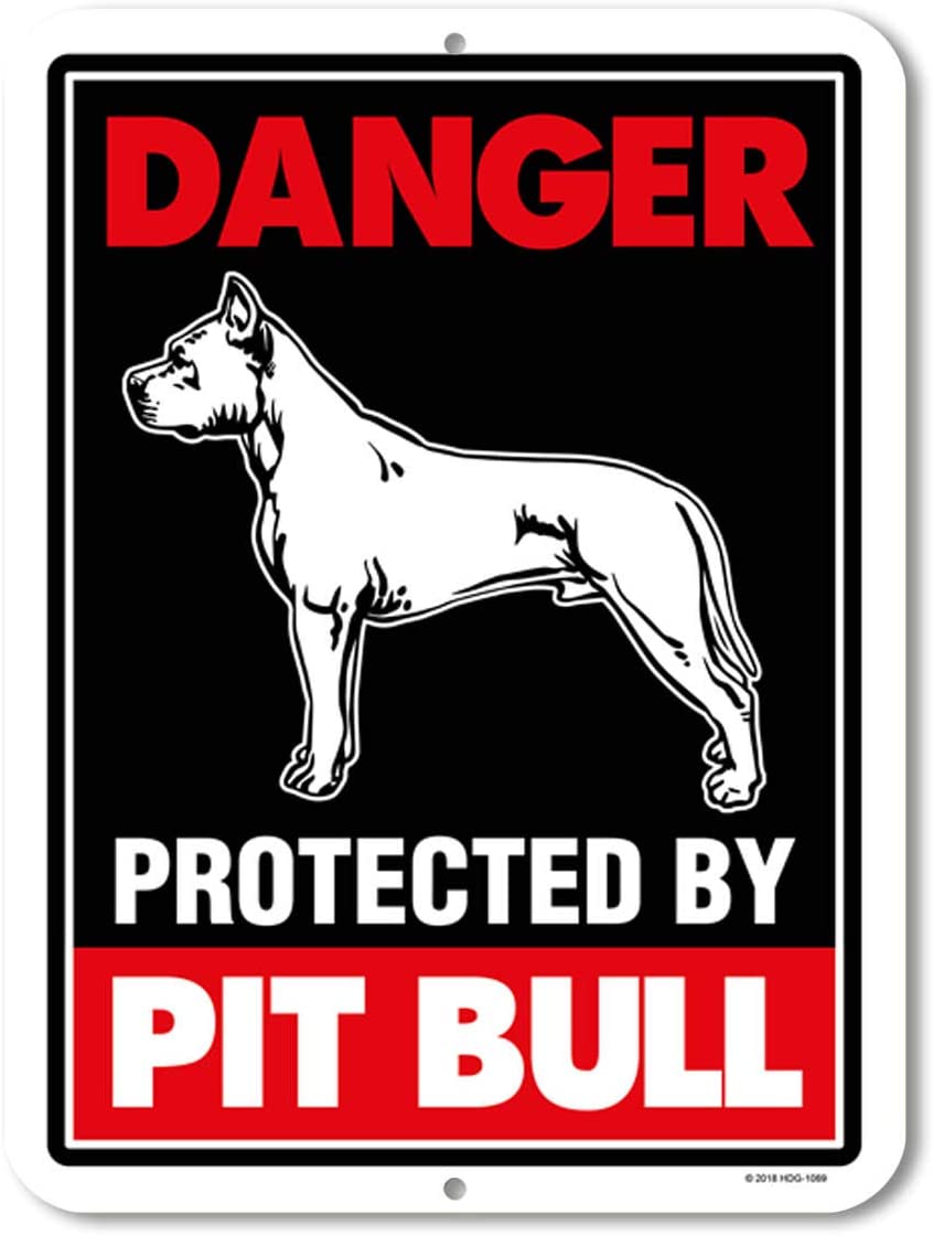 Danger Protected by Dog Warning Signs