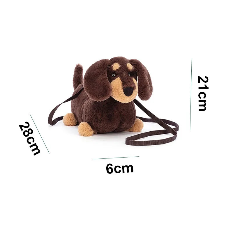 Realistic Dachshund shoulder Bag