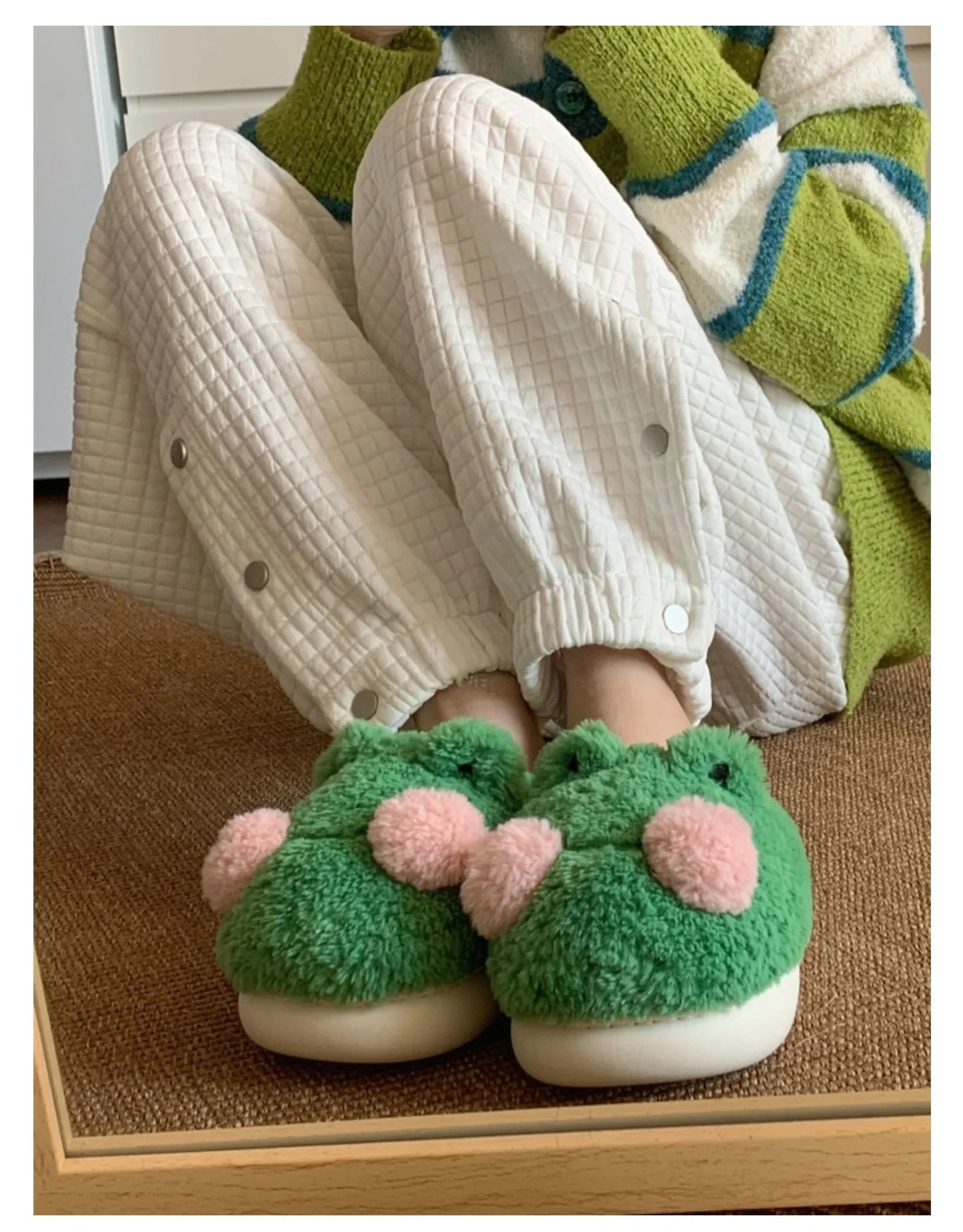 Cozy Frog Indoor Slippers / Shoes