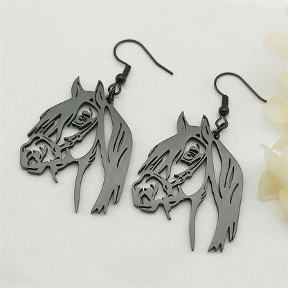 Realistic Horse Head Earrings