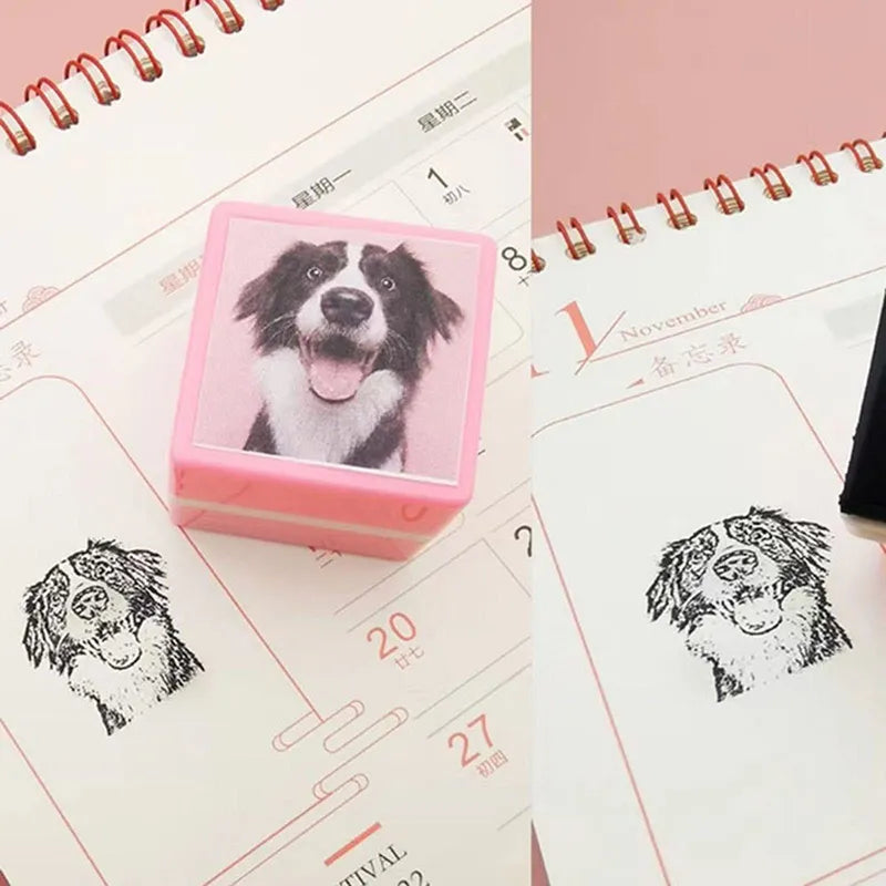 Custom Pet Face Stamp by Style's Bug