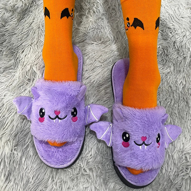 Indoor Bat Slippers with wings + FREE SOCKS