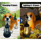 Realistic Beagle Solar Lamp