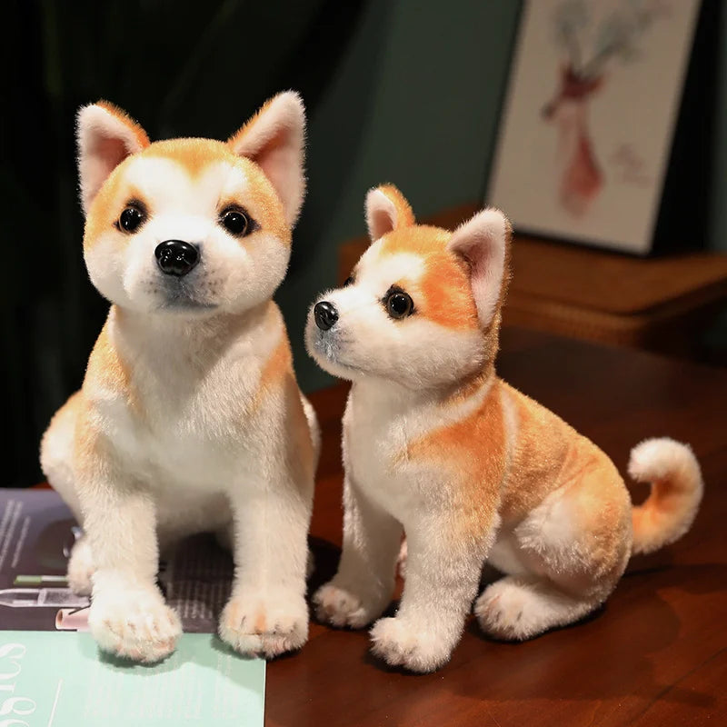 Lifelike Shiba Puppy Plushies