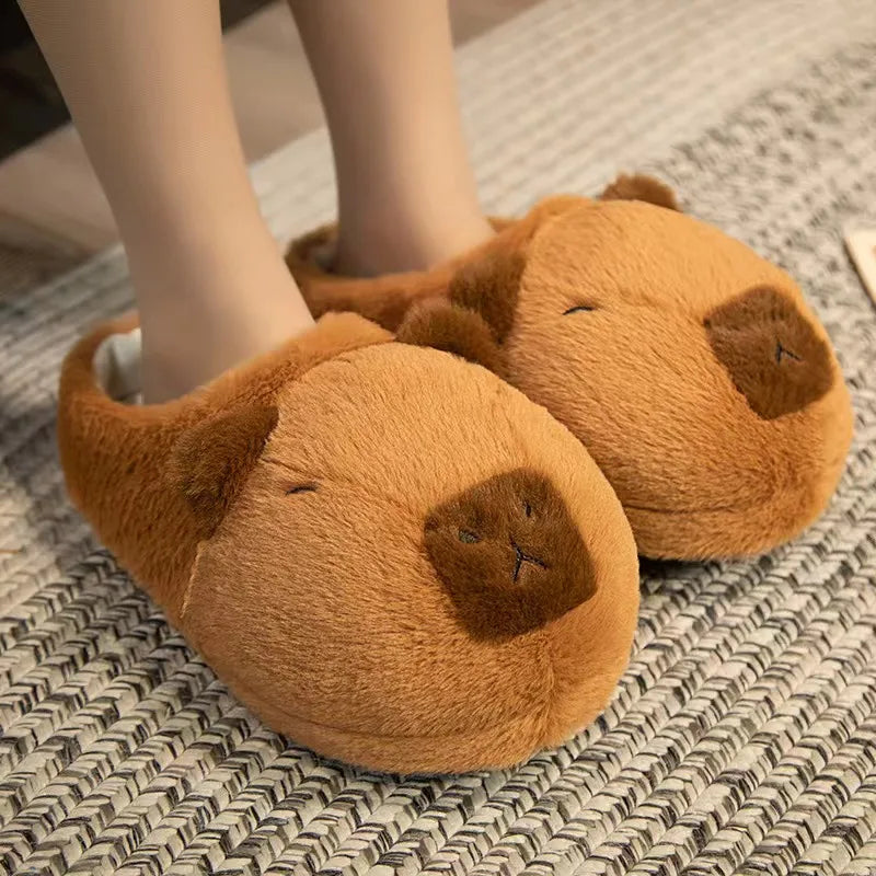 Cozy Capybara Slippers (ONE SIZE FITS ALL)