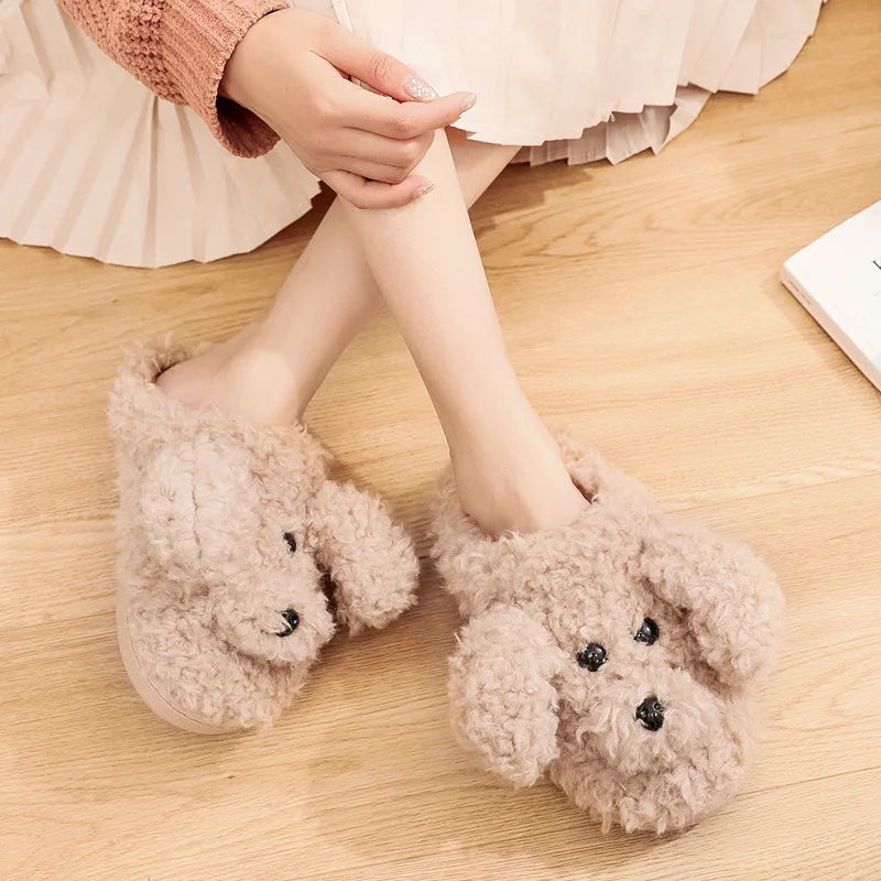 Comfy Indoor Labradoodle Slippers