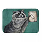 Raccoon "Your But* Napkins My Lady" bath mat