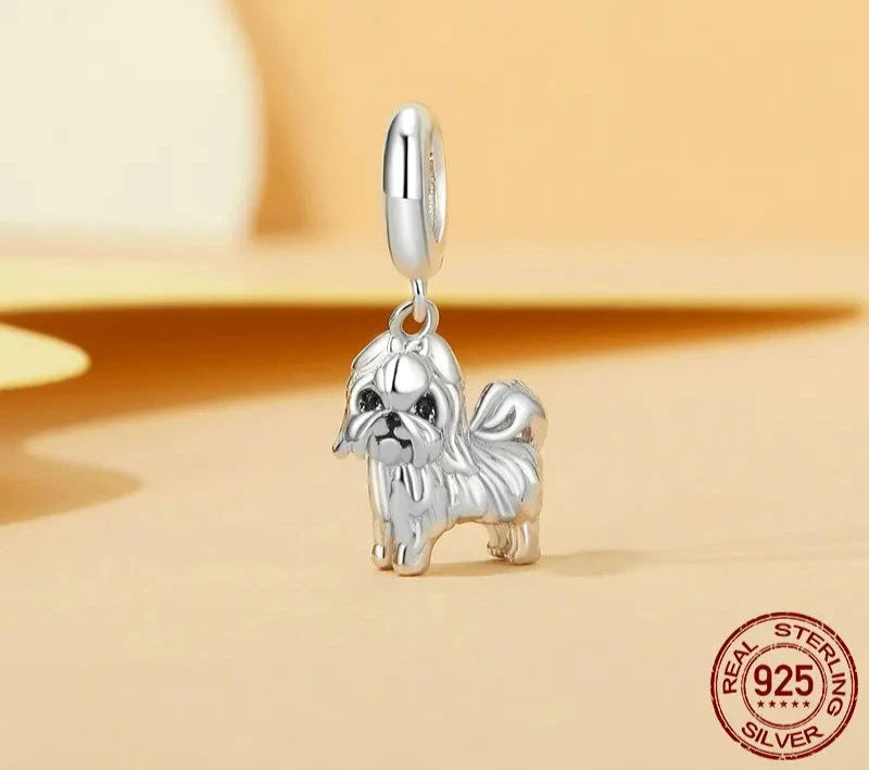 Coton de Tulear "I love you forever" Pendant