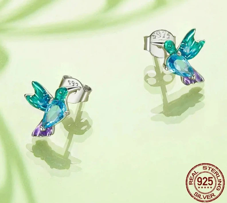 Dazzling Hummingbird Jewelry Set by SB