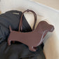 Standable Dachshund Shoulder Bag