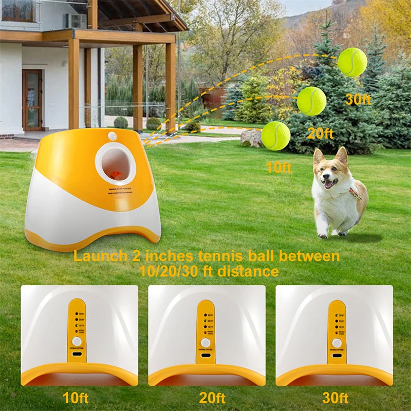 Tennis Ball Launcher by Style's Bug + FREE 3 Balls