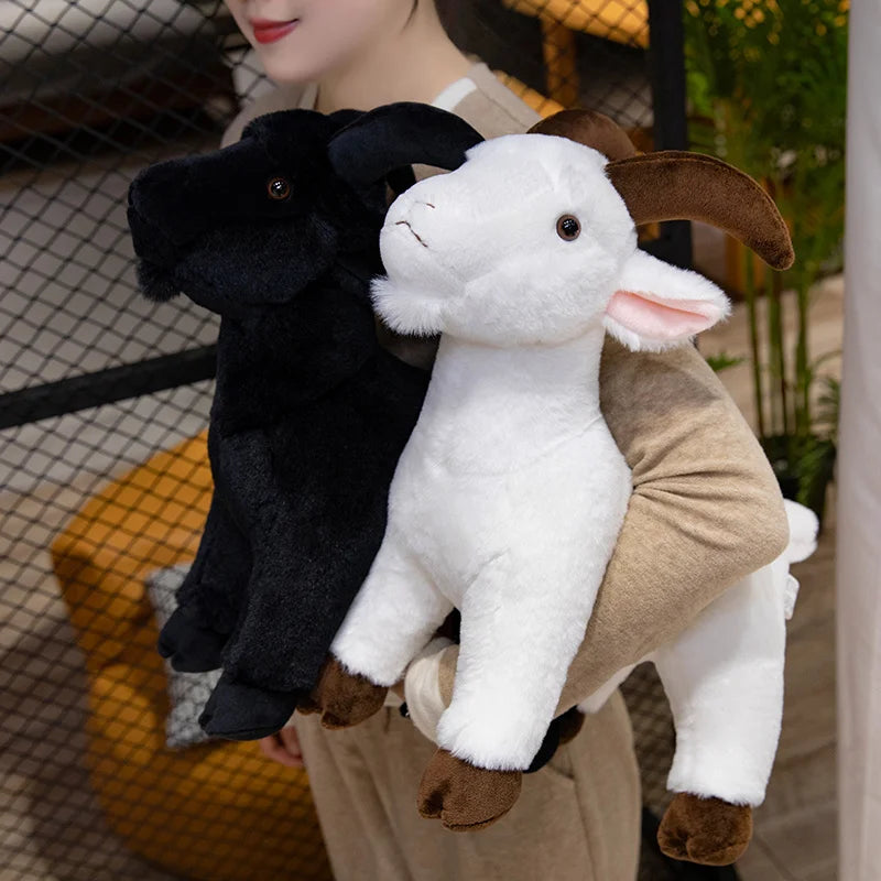 Realistic Goat Plushie Family