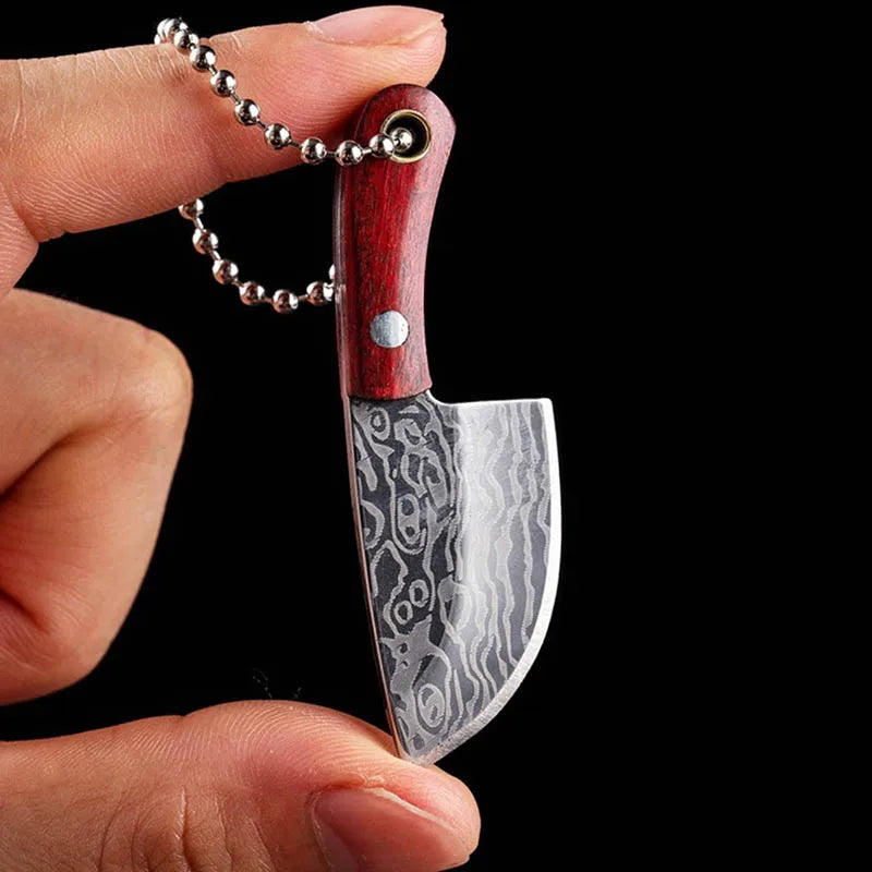 Mini Real Kitchen Knife keychain + Mini sheath sets