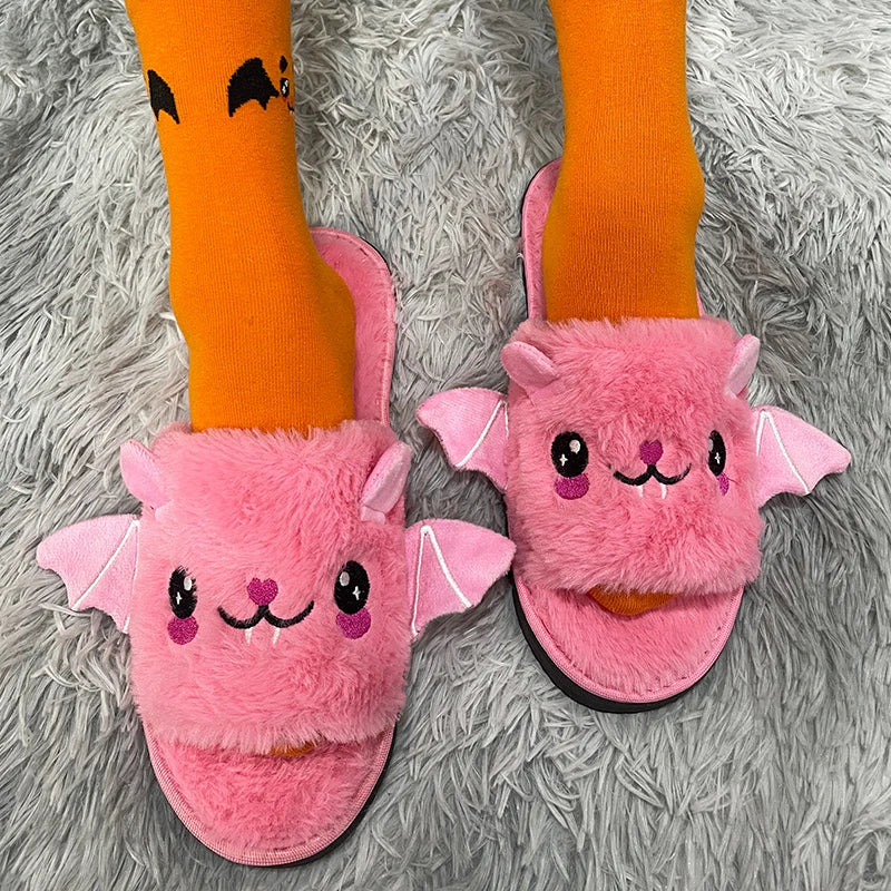 Indoor Bat Slippers with wings + FREE SOCKS