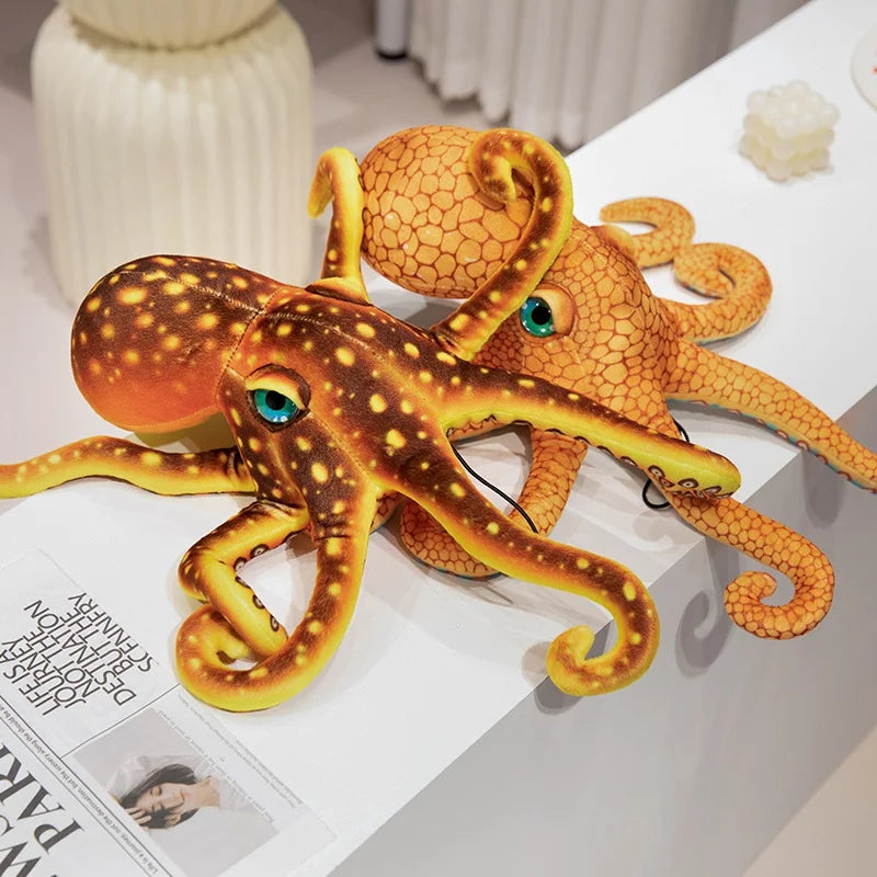 Realistic Octopus Plushie Couple