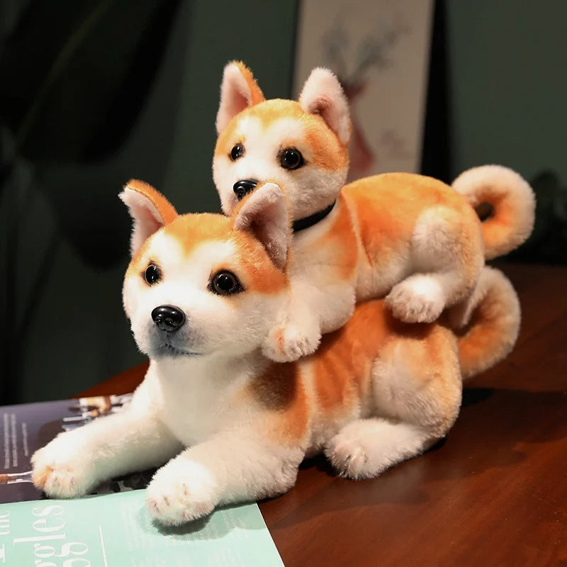 Lifelike Shiba Puppy Plushies