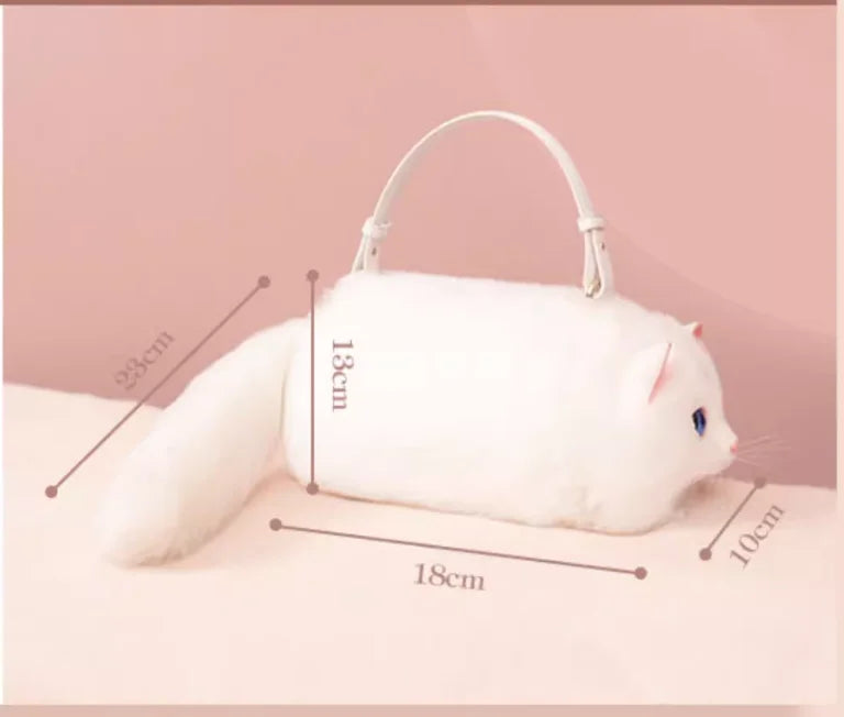 Realistic Cat Mini Handbags