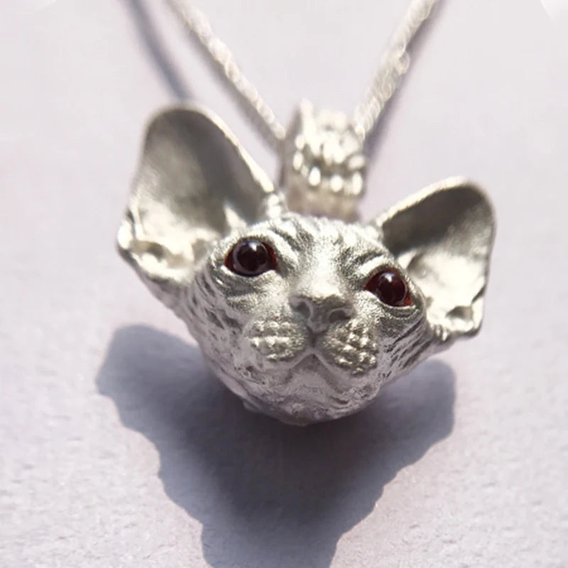 Silver Sphynx Pendant