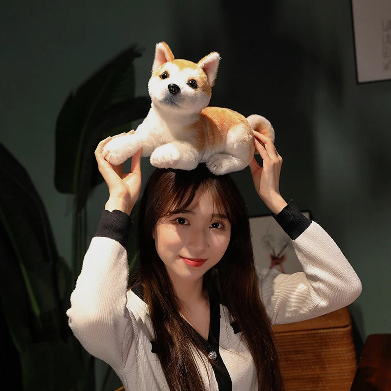 Lifelike Shiba Puppy Plushies