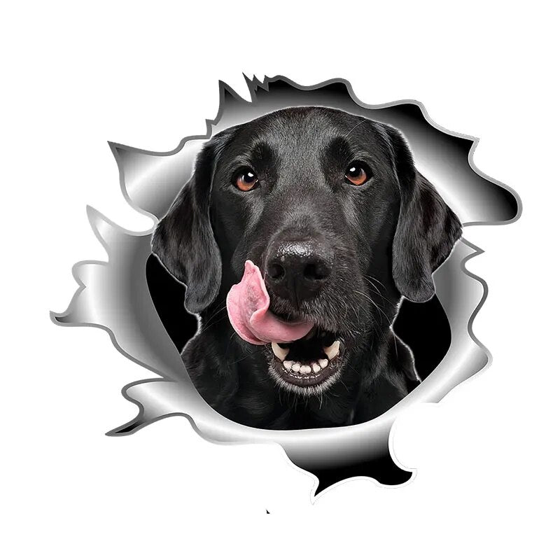 Funny Realistic Dog stickers