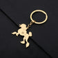 Stainless Steel Poodle keychain