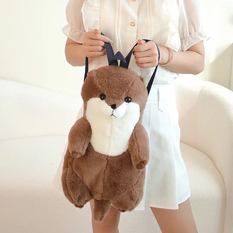 Sea Otter Plush Backpack