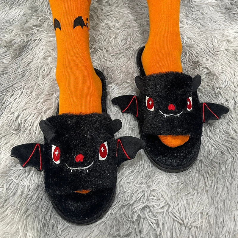 Indoor Bat Slippers with wings + FREE SOCKS