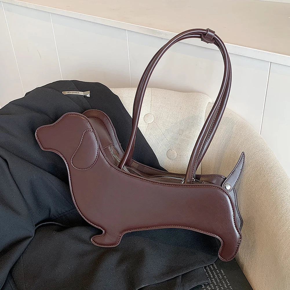 Standable Dachshund Shoulder Bag