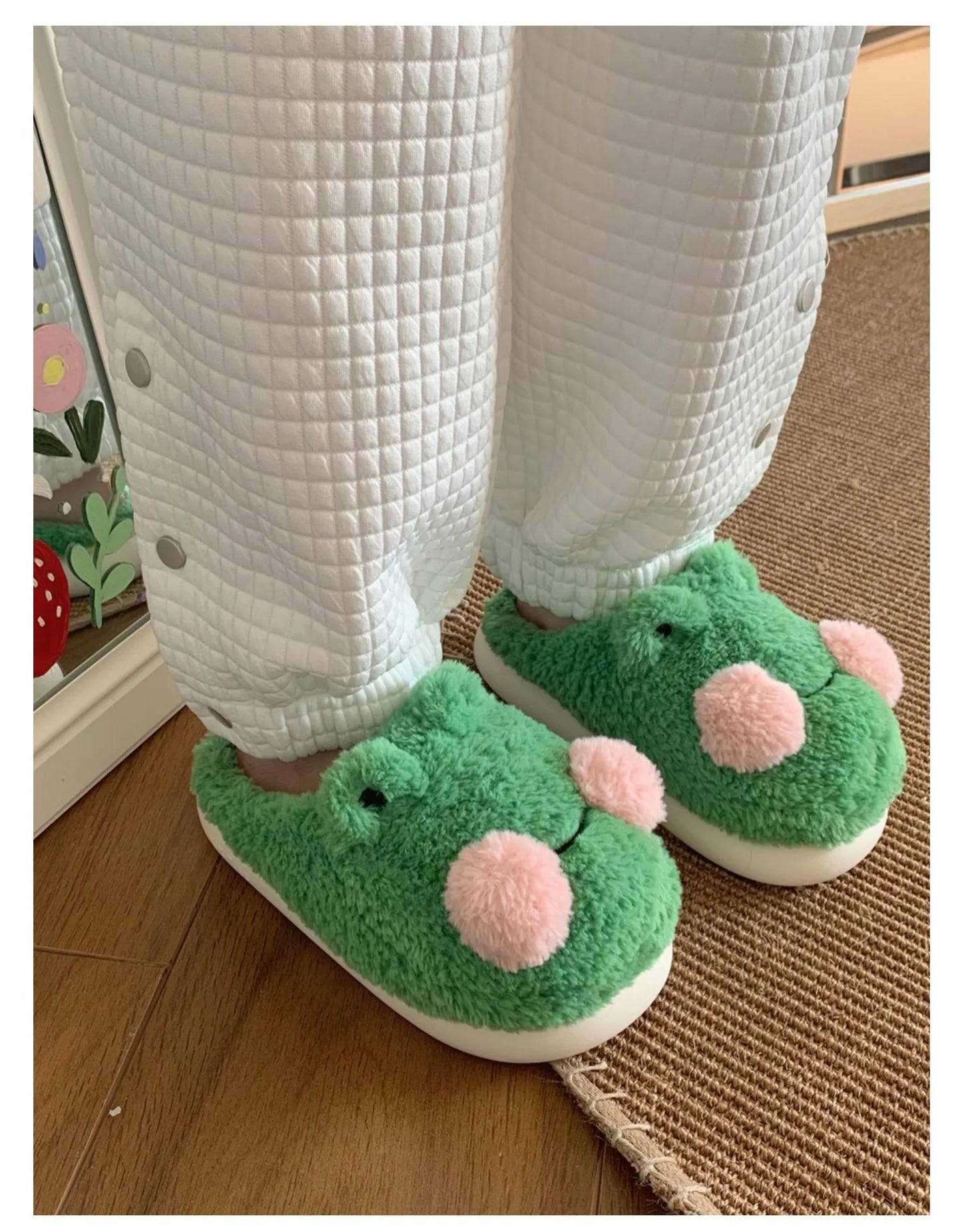 Cozy Frog Indoor Slippers / Shoes