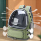 The Furry Astronaut - Transparent Pet Cat Carrier Bag