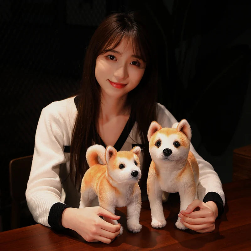 Realistic Akita Puppy Plushies