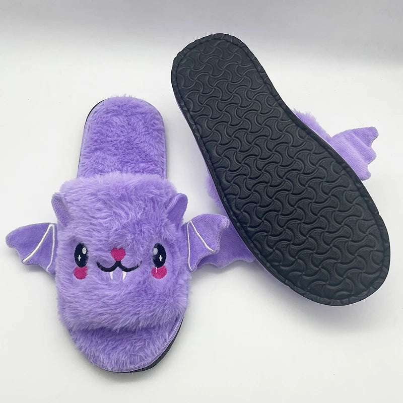 Indoor Bat Slippers with wings + FREE SOCKS