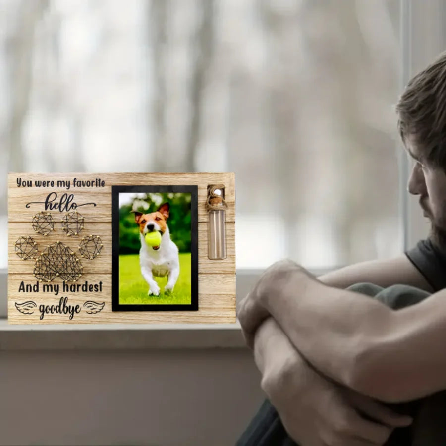 Pet Memorial Photo Frames with Urn