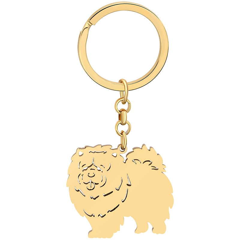 Realistic Chow Chow Keychains - Style's Bug Gold