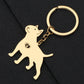 Realistic Bull Terrier Keychains by SB