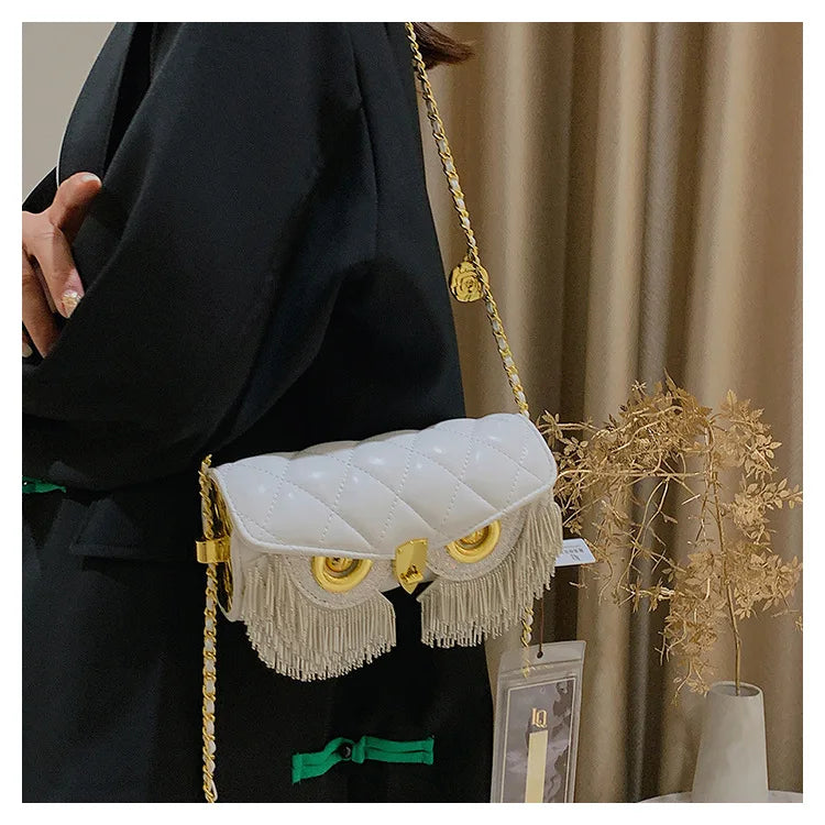 Miss. Tassel Owl Purse