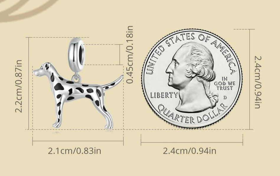 Realistic Dalmatian Pendants