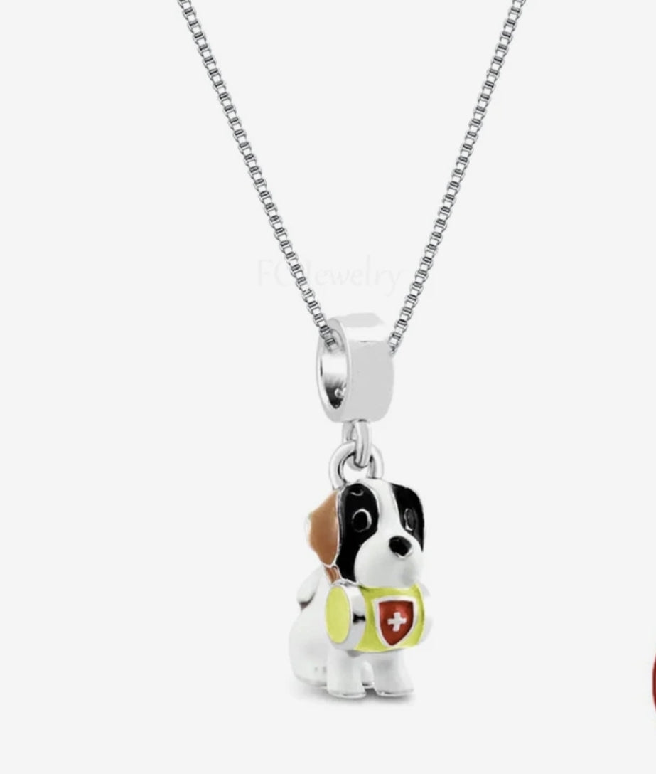 Saint Bernard Dog Necklace / Bracelet pendants