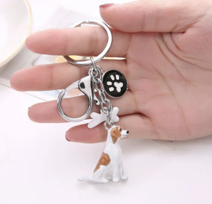 Standing Cute Dog keychains