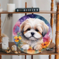 Realistic Coton de Tulear Alloy plaques