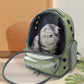 The Furry Astronaut - Transparent Pet Cat Carrier Bag