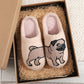 Cozy Pug Indoor Slippers