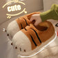 Cozy Tiger Paw Slippers / Shoes