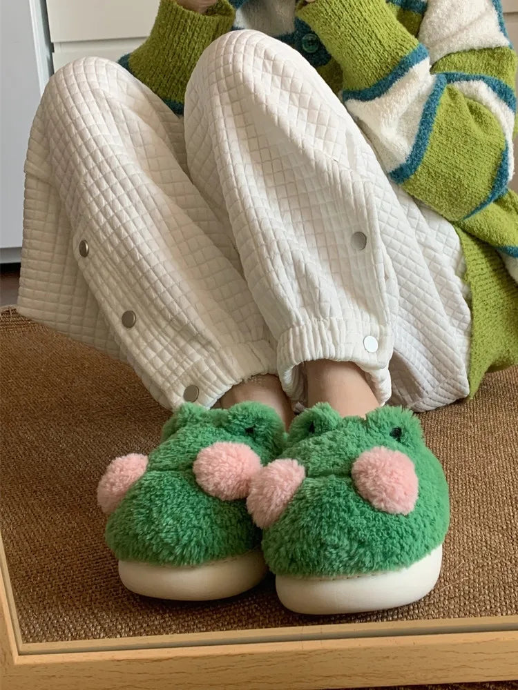 Cozy Frog Indoor Slippers / Shoes