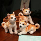 Lifelike Shiba Puppy Plushies