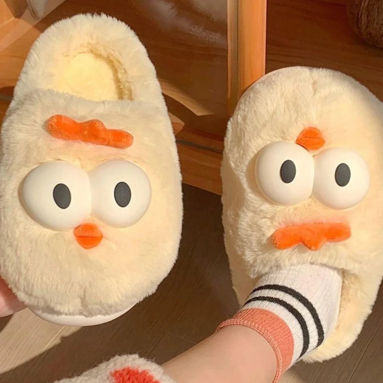 Cozy Chicken Slippers