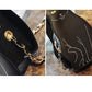 Realistic Sitting Black Cat Crossbody bag