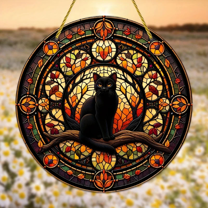 Artistic Hanging Black Cat Ornaments