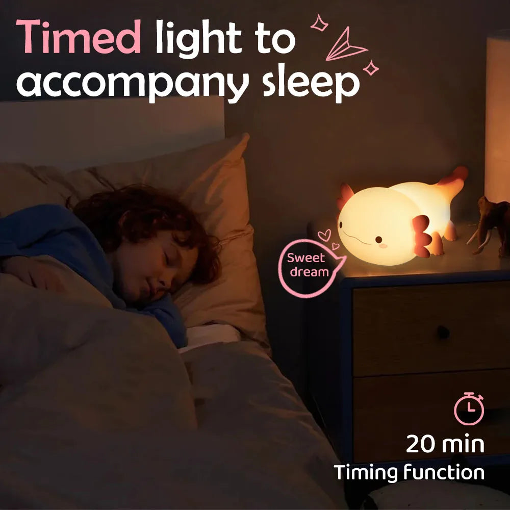 Axolotl Night Light