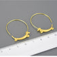 " Running Dachshund " Hoop Earrings by SB